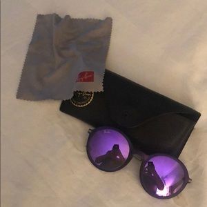 Purple Circle Ray-Bans
